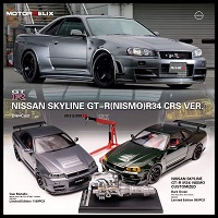 Motor Helix 1/18 Nissan GT-R R34 NISMO CRS